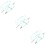 3Ensembles Kitten Laisse Chat Vert Réglable Durable 10