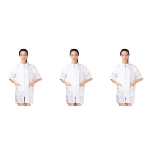 3Pièces Vêtements Traitement Blancs Usage Mixte 2