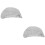 2Pièces Housse Protectrice Argentée Extensible Pour Écran Pièce 4