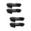 4Pièces Support Pour Chaise De Noir Durable 9