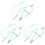 3Ensembles Kitten Laisse Chat Vert Réglable Durable 4
