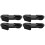 4Pièces Support Pour Chaise De Noir Durable 4