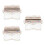 3Pièces Petit Kalimba Transparent 17 Clés En Design Cristal 9