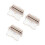 3Pièces Petit Kalimba Transparent 17 Clés En Design Cristal 10