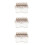 3Pièces Petit Kalimba Transparent 17 Clés En Design Cristal 8