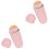 4Pièces Rouleaux Pierre Rose 5