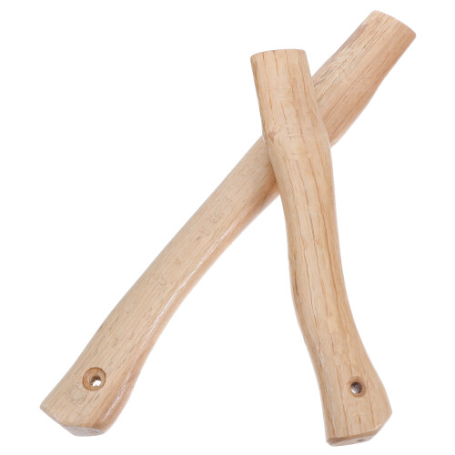 6Pièces Manche De Remplacement En Bois Kaki Pour Hache