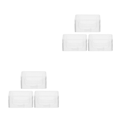 6Pièces Boîte Rangement Transparent Pour Accessoires Billard 2