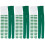 6Pièces Collants Stretch Vert Saint Patrick Rayures Et Imprimés 4
