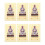 6Pièces Amulette Chinoise Usage Décor 6