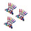 48Pièces Bracelets Slap Éclatants Multicolores Accessoires De Soirée 8