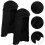 8Pièces Casquette Avec Protection Nuque En Coton Noir Extensible 5