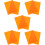 10Pièces Ensembles Silicone Orange Compact Antidérapants Pour Repas Bébé 9