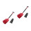 2Pièces Repliable Aluminium Rouge Pour 9