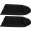 8Pièces Casquette Avec Protection Nuque En Coton Noir Extensible 8