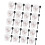 50Ensembles Coupe À Mousse Jetable Café Transparent Pour 3