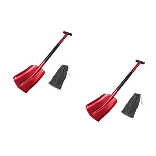 2Pièces Repliable Aluminium Rouge Pour 2