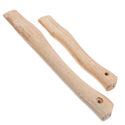 6Pièces Manche De Remplacement En Bois Kaki Pour Hache 1