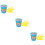 3Pièces Frites Couleurs Variées 9