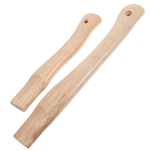 6Pièces Manche De Remplacement En Bois Kaki Pour Hache 2