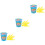 3Pièces Frites Couleurs Variées 5