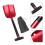 2Pièces Repliable Aluminium Rouge Pour 10