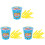 3Pièces Frites Couleurs Variées 2