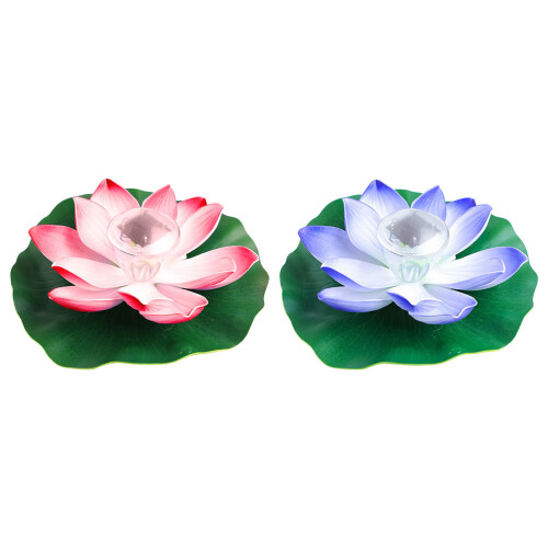4Pièces Décoratif Lotus Pour Jardin