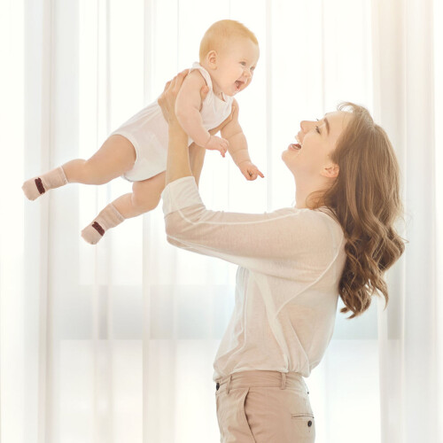 8Paires Nonslip Bébé En Silicone Multicolores 2