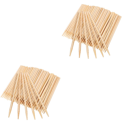 300Pièces Stylus Bois Beige Pour Sur Papier Scratch 2