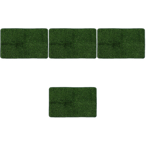 4Pièces Absorbant Pelouse Décorative Pour Cage 2