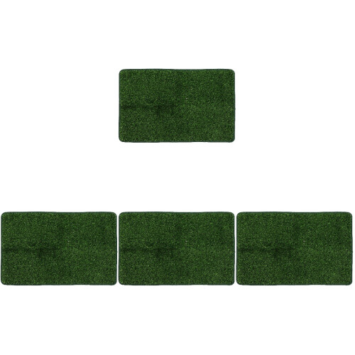 4Pièces Absorbant Pelouse Décorative Pour Cage 1