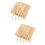 300Pièces Stylus Bois Beige Pour Sur Papier Scratch 7