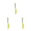 3Pièces Spatule Silicone Pour Mélanger Beurre Crème 9