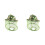 2Pcs Beekeeper Face Protector Hat Green Mesh Net with Adjustable Strap 4
