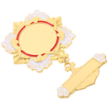 2Pcs Metal Memorial Brooch Pin For Soldiers Gathering Party