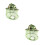 2Pcs Beekeeper Face Protector Hat Green Mesh Net with Adjustable Strap 6