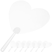 24Pièces Fans Graffiti Transparents - Support DIY Enfants