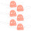 12Pièces Nez Rose Compact Costume Animaux Accessoire 1