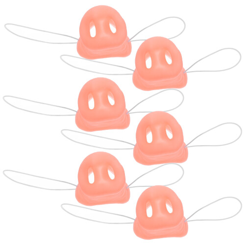 12Pièces Nez Rose Compact Costume Animaux Accessoire