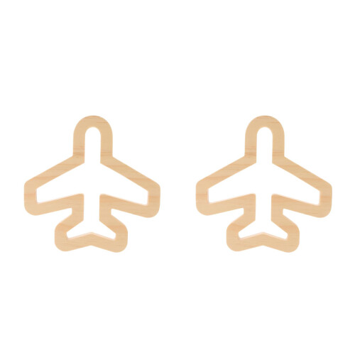 2Pièces En Bois Khaki Artisanat Rustique Pour Enfants 2