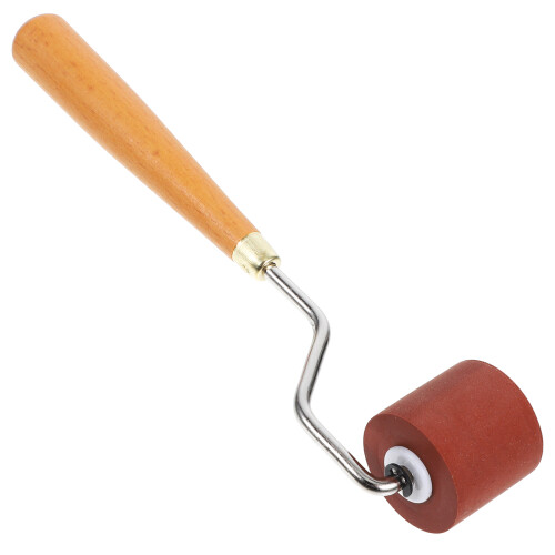 2Pcs Smooth Surface Rubber Rollers for Printmaking Painting Chocolate 2