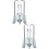 2Pièces Clips En Métal Argenté Pour -Caisse, Accessoire 8
