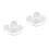 2Pièces Tampons Plastique Transparent Pour Blush DIY 5