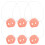 12Pièces Nez Rose Compact Costume Animaux Accessoire 2
