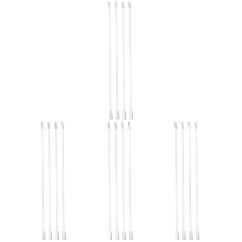 16Pcs Clear Plastic Blind Wands with Buckle Vertical Blinds Handles 1