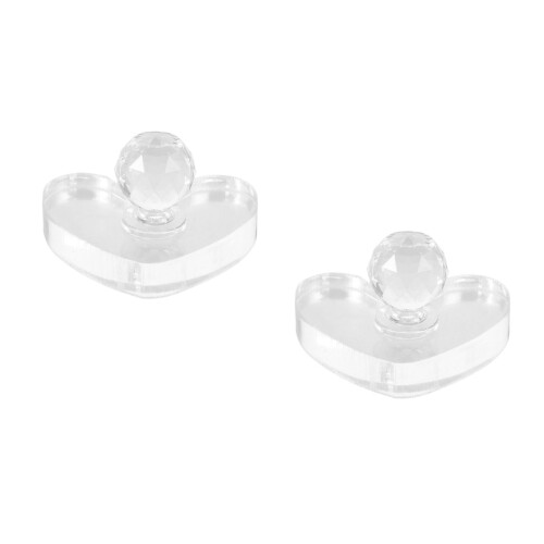 2Pièces Tampons Plastique Transparent Pour Blush DIY 2