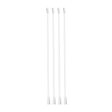 16Pcs Clear Plastic Blind Wands with Buckle Vertical Blinds Handles
