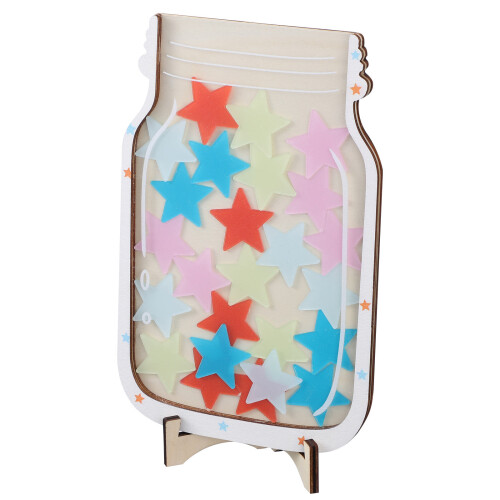 5Ensembles Pots À Récompenses Etoile Bois Robuste Pour Enfants École 2