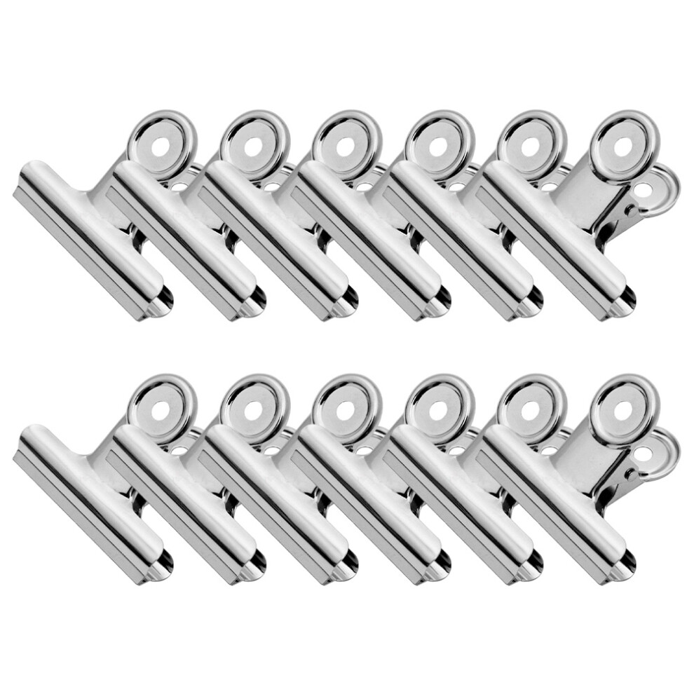 Artibetter Silver 36Pcs Professional Metal Nail Tip Clamps For Manicure Use